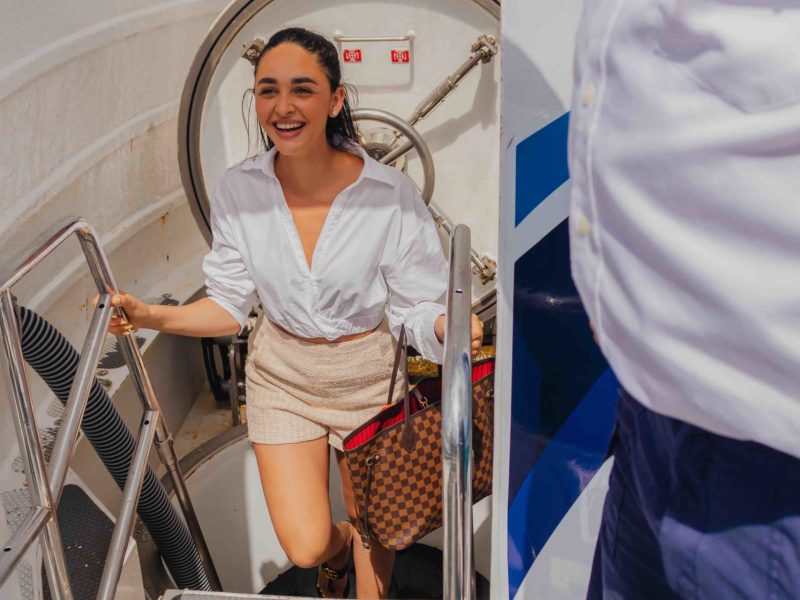 a person posing for the camera